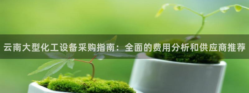 门徒娱乐是真的吗：云南大型化工设备采购指南：全面的