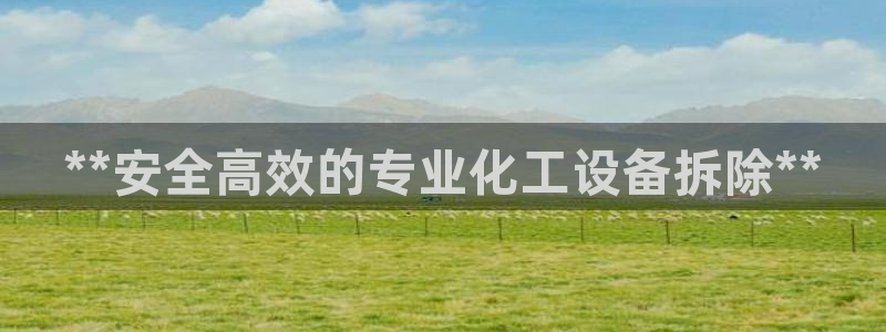门徒娱乐成功案例分析：**安全高效的专业化工设备拆
