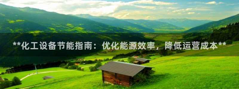 门徒娱乐官网下载：**化工设备节能指南：优化能源效